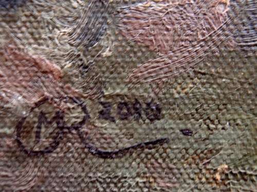 EXCELLENT ORIGINAL OIL PAINTING - LANDSCAPE IN GORGEOUS NUETRAL, MUTED HUES - LOVELY PIECE OF ART!