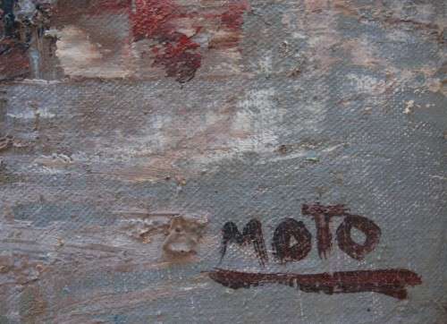 MOTO - INVESTMENT ART BY THE LATE ARTIST, MOTO - CENTRAL AFRICAN ARTIST - HIGHLY SOUGHT AFTER WORK.