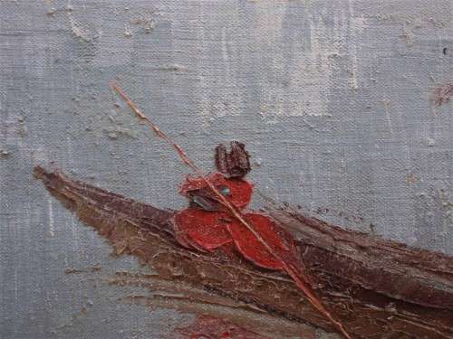 MOTO - INVESTMENT ART BY THE LATE ARTIST, MOTO - CENTRAL AFRICAN ARTIST - HIGHLY SOUGHT AFTER WORK.