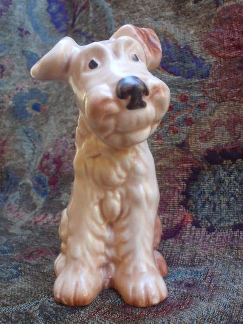 SYLVAC CUTE PUPPY - BEAUTIFULLY HAND PAINTED.
