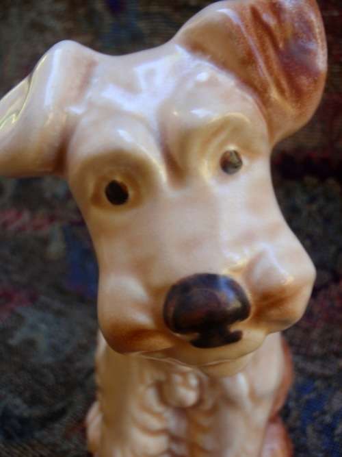 SYLVAC CUTE PUPPY - BEAUTIFULLY HAND PAINTED.