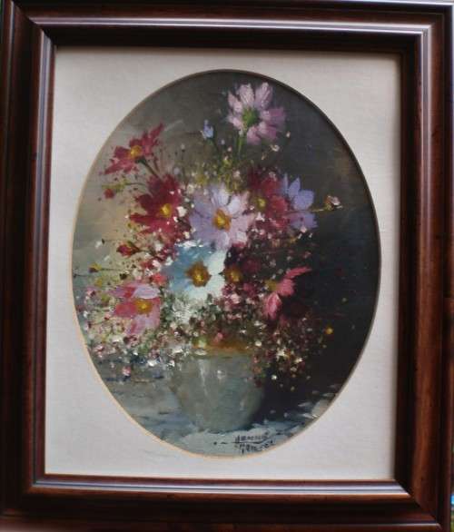 ORIGINAL HENNIE GRIESEL 1931-2015- INVESTMENT S.AFRICAN ART - FAMOUS FOR HIS FLOWER PAINTINGS!