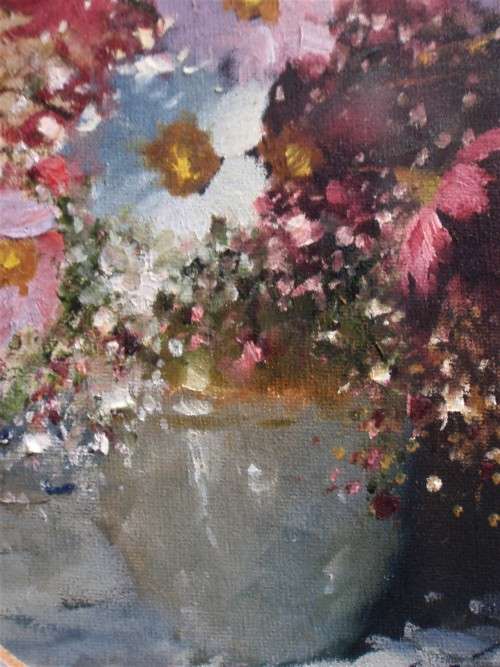 ORIGINAL HENNIE GRIESEL 1931-2015- INVESTMENT S.AFRICAN ART - FAMOUS FOR HIS FLOWER PAINTINGS!