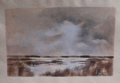 Richard Rennie 1932-2017  original watercolour - investment art -  low, low start!