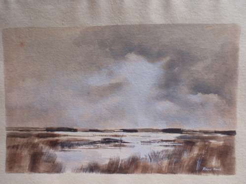 Richard Rennie 1932-2017  original watercolour - investment art -  low, low start!