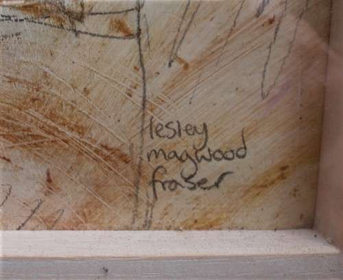 Original Lesley Magwood-Fraser Denims Nude. Stunning Oil & Graphite, gorgeous frame.