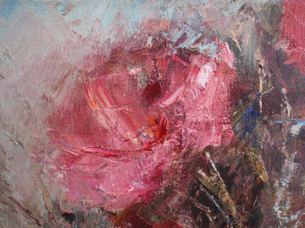 Stunning original impressionist oil painting by Shirley Howell - well documented artist.