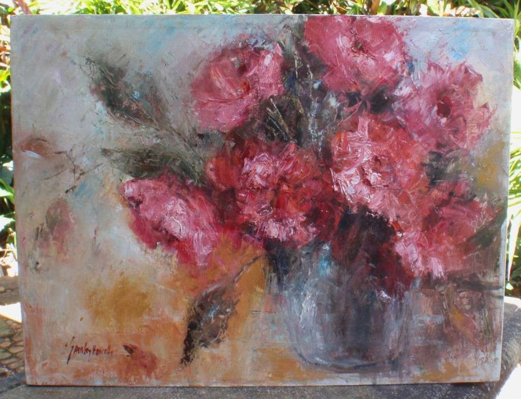 Stunning original impressionist oil painting by Shirley Howell - well documented artist.