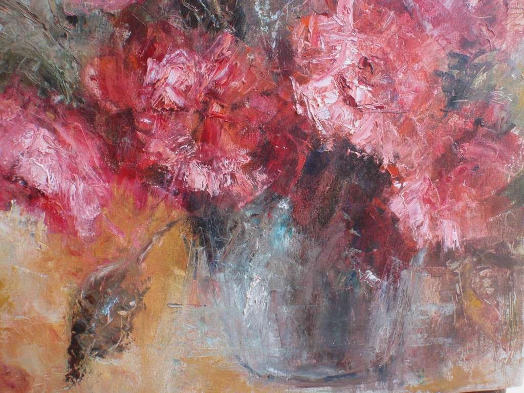 Stunning original impressionist oil painting by Shirley Howell - well documented artist.