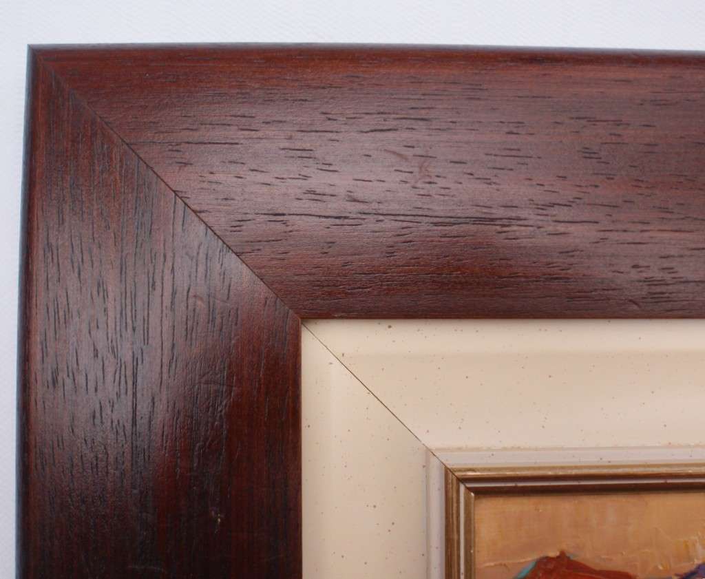 A pair of original Diane Erasmus abstract impressionist, S.African landscapes, well framed.