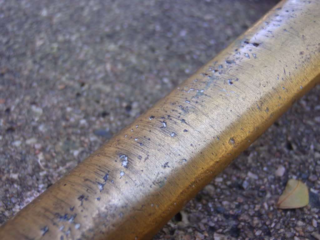 Authentic vintage copper and brass frying pan - provincial kitchen decor item. Lovely old piece.