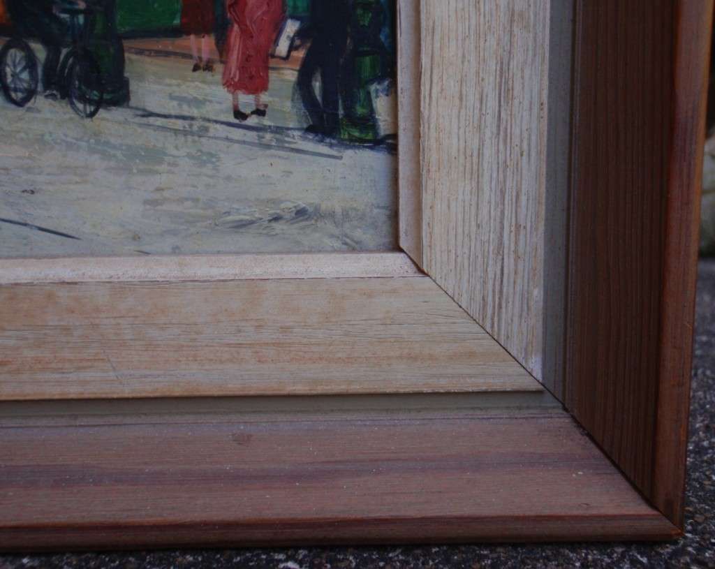 Original Betty Stirling 2015-1985 Collectible British artist - Quirky London street scene.