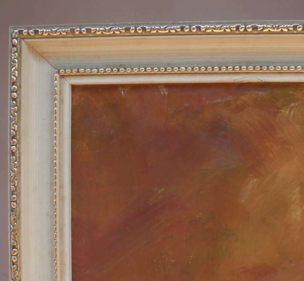 Original oil painting, Hibiscus Still Life by O.L.James. Gorgeous delicate piece.