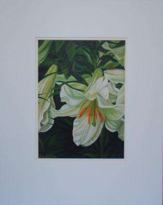 Pair -  Arlene McDade 'St.Joseph Lily' See Beautiful Pair! (price is for both) BARGAIN PRICE!