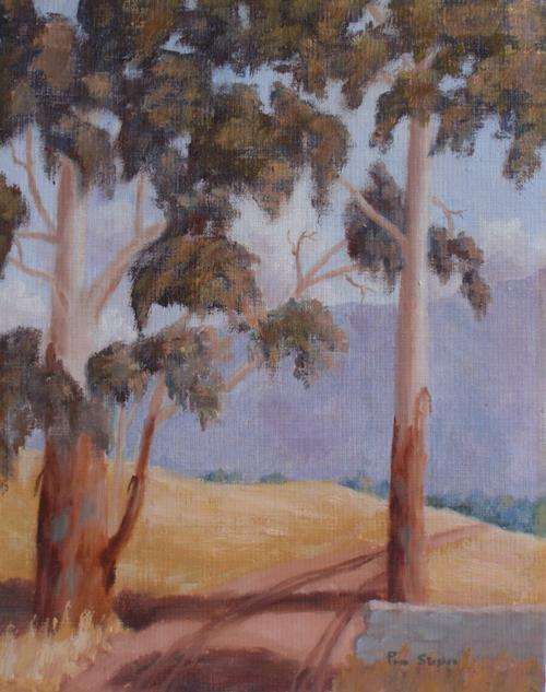 VINTAGE - LOVELY LITTLE ORIGINAL OIL -SIGNED BY ARTIST, PAM STEPHEN.  BARGAIN PRICE!!!