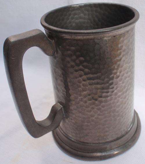 VINTAGE - PEWTER TANKARD 'CAMEO' SHEFFIELD, ENGLAND.  HAND BEATEN PEWTER - LOVELY OLD ITEM!!!