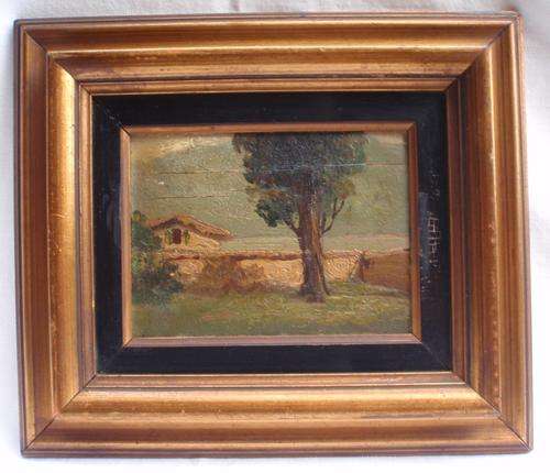 VINTAGE - VERY OLD PAINTING - INTERESTING WITH LOADS OF CHARACTER