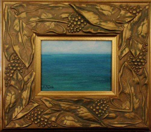 Original Arlene McDade 'Ocean in Arum Frame 2'