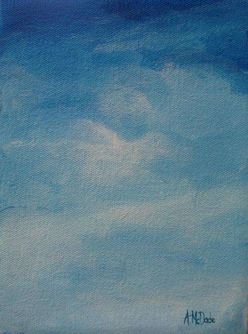 Original Arlene McDade 'Simply Sky - A Little Bit of Heaven'