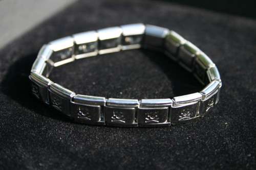 **NEW** Scorpion Nomination type Link Stretch Stainless Steel Bracelet