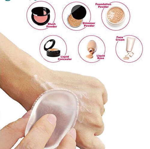 JT - Silicone Jelly Cosmetic Beauty Makeup Tool Health Transparent Makeup Puff