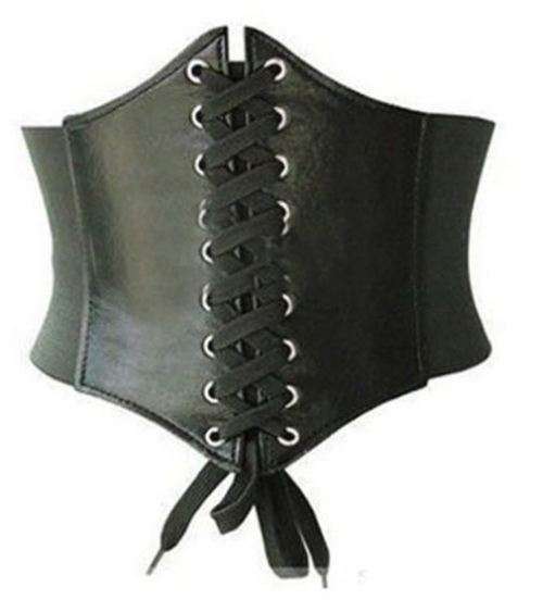JT - Fashion Women Lady Elastic Wide Tight Corset Tie High Waist Slimming Body Sculpting Belt