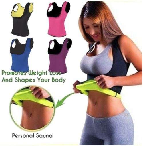 JT - Neoprene Sauna Waist Trainer Vest - Purple