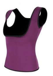JT - Neoprene Sauna Waist Trainer Vest - Purple