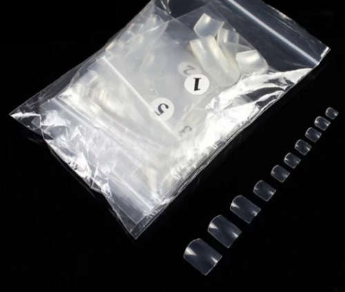 500 Pcs Toe Nails Tips For Nail Art Manicure Clear