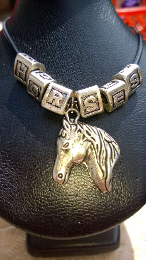 HorseGirl Inc - Stunning horse head necklace.