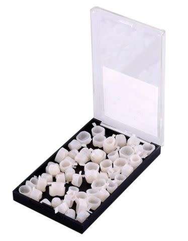 50Pcs Temporary bottom set Teeth Crown Resin Tooth various sizes