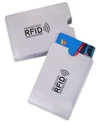 JT - protect your credit card from scanners - Case Protection Metal Credit Card Holder