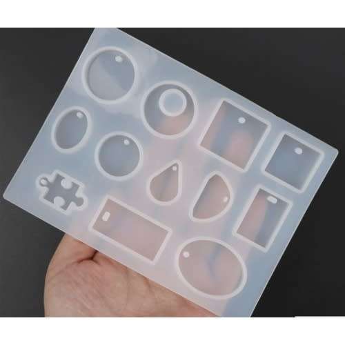 Craftsy - Mould - DIY Jewelry Making - 12 shapes Silicone Mould
