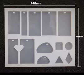 Craftsy - Mould - DIY Jewelry Making - 16 shapes Silicone Mould