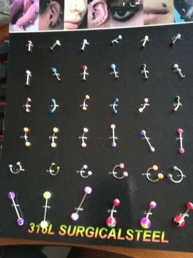 JT - UNDER R5 EACH Variety pack piercing studs