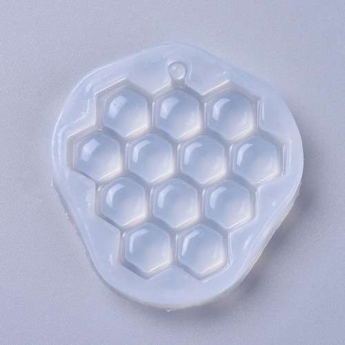 Craftsy - Mould - DIY Jewelry Making - Honeycomb Mould - Size: about 53mm wide, 55mm long, 9mm thick
