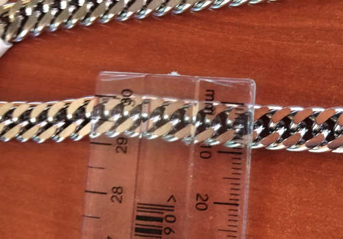 JT - Stainless steel mens Necklace 9mm curb chain