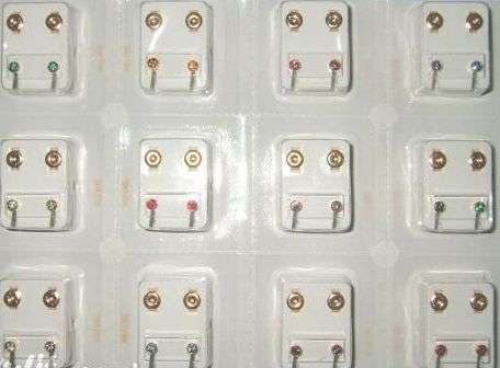 "REFILL" Ear Piercing 24 sets of studs (Surgical) for piercing set