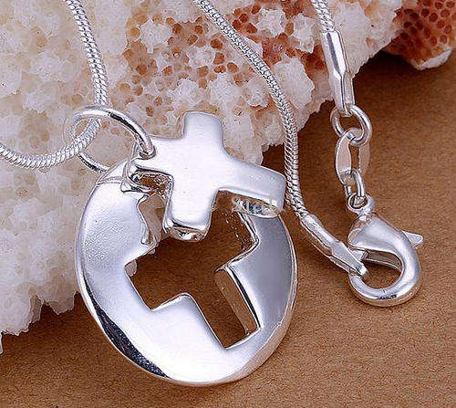 STERLING SILVER Cross Necklace