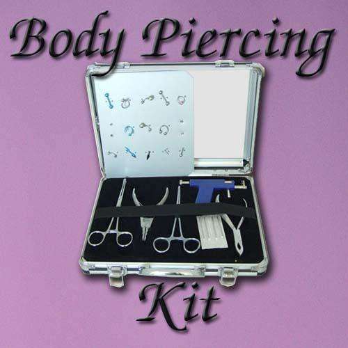 JT - Professional 6 piece Piercing Kit + Instructional VCD
