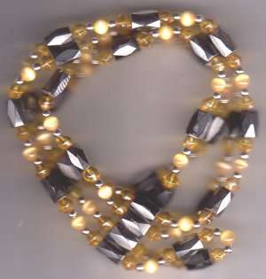 Magnetic Hermatite Necklace