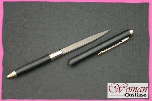 JT - "NEW BLACK DESIGN"" Pen with a hidden knife