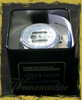 JT - "QUAMER" Mens SPORTS Watch WHITE FACE worth R350