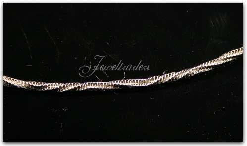 JT - "BASSANO COLLECTION" 50CM Sterling Silver Daisy Chain