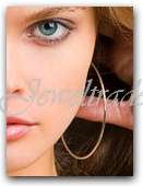 JT - Large Hooped Earrings 100mm