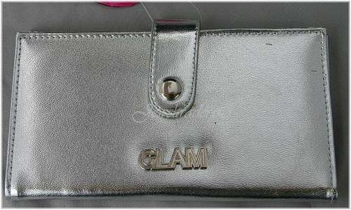 JT - "GLAM"  Silver Colours Eye Makeup Wallet