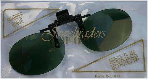 JT - "CLIP ON" Sunglasses for reading glasses with reduced glare