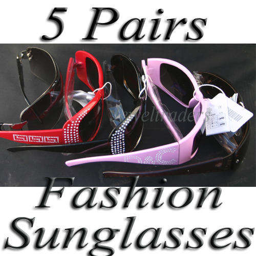JT - Five Different Pairs "TOP" Italian Designer Sunglasses