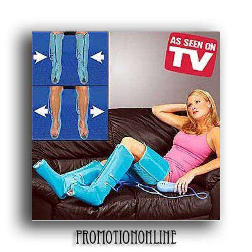 Air pressure massager therapy for sore feet, muscle cramps, and poor Circulation