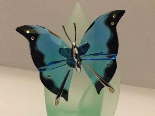 Swarovski Butterfly Ambur Blue Paradise Retired! Memories! Rare!*